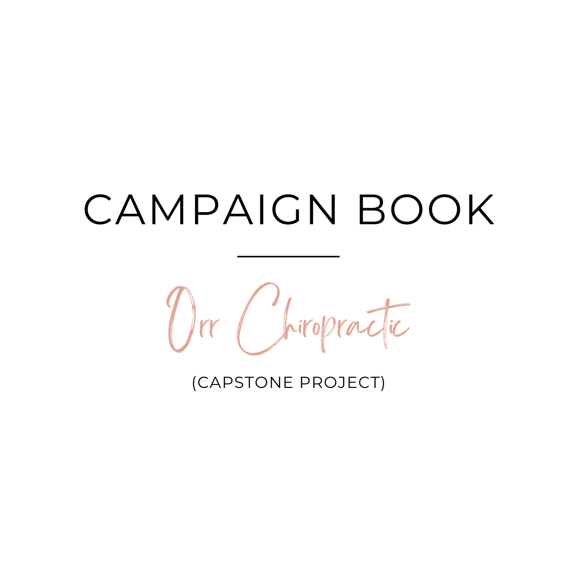 Capstone Campaign Book